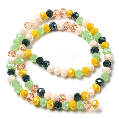 Glass Beads Strands EGLA-A034-M6mm-20-1