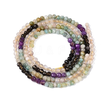 Natural Mixed Gemstone Beads Strands G-D080-A01-03-08-1
