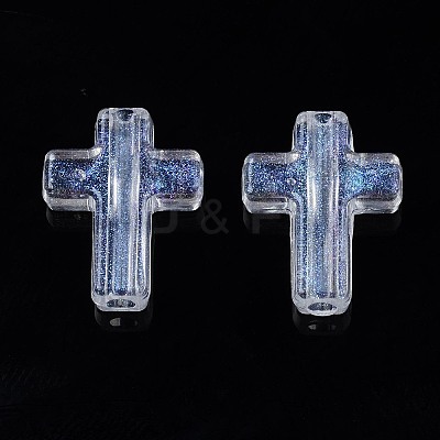 Transparent Acrylic Beads X-OACR-N008-100-1