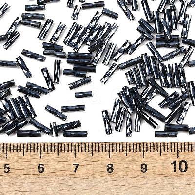 Glass Twist Bugles Seed Beads TTSDB6MM706-1