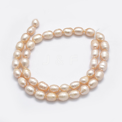 Natural Cultured Freshwater Pearl Beads Strands PEAR-F007-85A-01A-X-1
