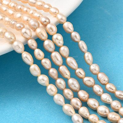 Natural Cultured Freshwater Pearl Beads Strands PEAR-I007-01P-02-1