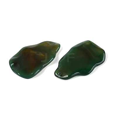 Dyed Natural Agate Big Pendants G-Q606-80C-1