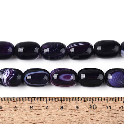 Natural Agate Beads Strands G-N356-02A-08-1