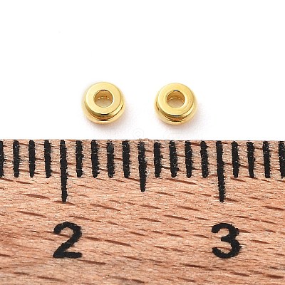 Brass Spacer Beads X-KK-G479-05G-1