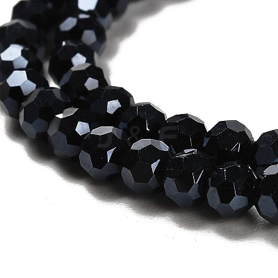 Electroplate Glass Bead Strands EGLA-R015-4mm-15-1