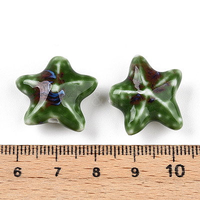 Handmade Porcelain Beads PORC-N008-09K-1