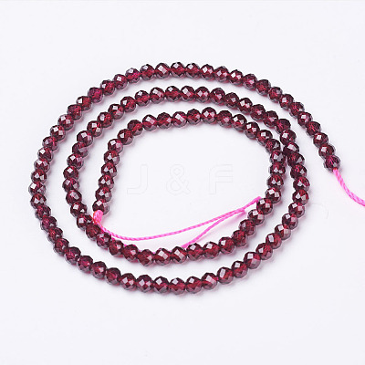 Natural Garnet Beads Strands G-D167-B-2mm-1