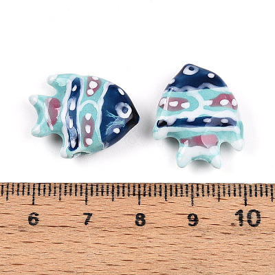 Handmade Porcelain Beads PORC-N009-08F-1