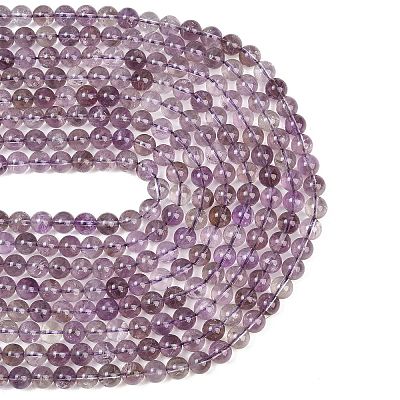 Natural Amethyst Beads Strands GG-CBA20C8-A02-8mm-1