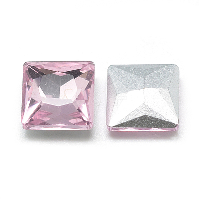 Pointed Back Glass Rhinestone Cabochons RGLA-T027-8x8mm-03-1