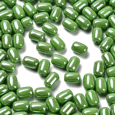 Opaque Glass Beads GLAA-Z012-01G-1