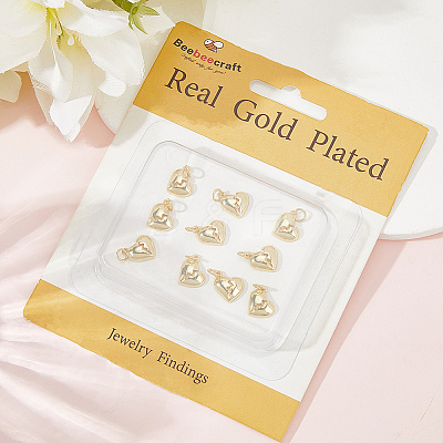 10Pcs Brass Pendants KK-BBC0022-99B-1