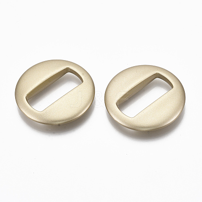 Spray Painted CCB Plastic Linking Rings X-CCB-R104-21-02-1