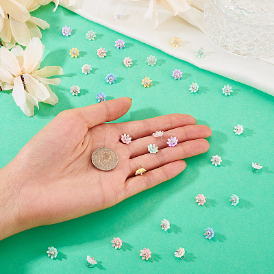 50Pcs Opaque Resin Charms PALLOY-TA00222-1