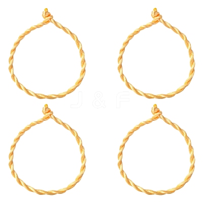 Nylon Rattail Satin Cord Bracelet Making AJEW-JB00019-10-1