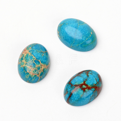 Natural Regalite/Imperial Jasper/Sea Sediment Jasper Cabochons G-F294-01A-1