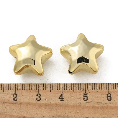 Plating Acrylic Beads X-PACR-Q008-13G-1