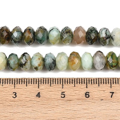Natural Chrysocolla Beads Strands G-C259-A20-5x8mm-1