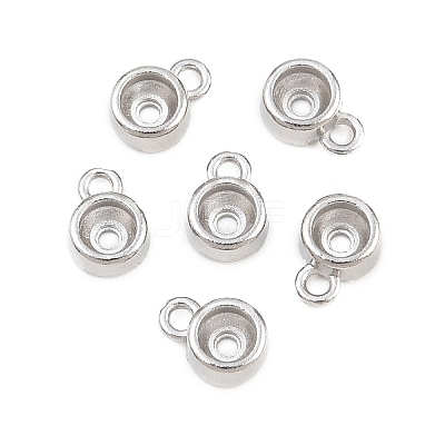 304 Stainless Steel Charm Rhinestone Settings SA-CBAC865-01B-P-1