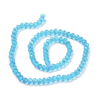 Electroplate Glass Beads Strands LS-EGLA-A034-T6mm-L03-1