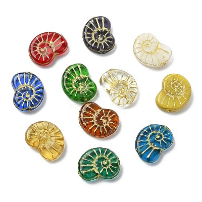 16Pcs 16 Colors Handmade Lampwork Beads LAMP-CJ0002-82-1