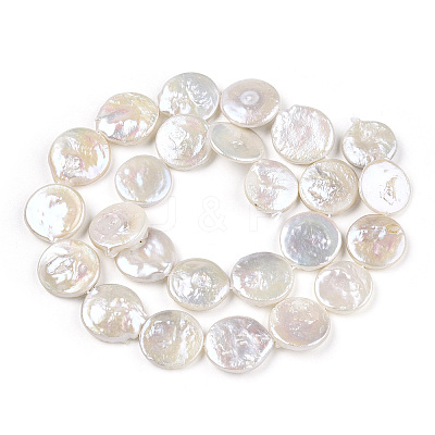 Baroque Natural Keshi Pearl Beads Strands PEAR-S018-03G-1