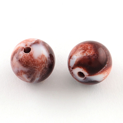 Opaque Acrylic Beads SACR-R853-8mm-211-1