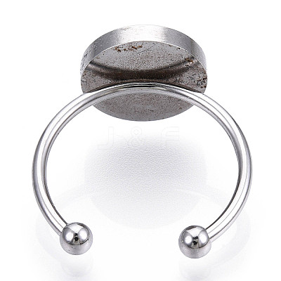 Flat Round Mood Ring RJEW-T025-01P-1