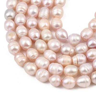 Natural Cultured Freshwater Pearl Beads Strands PEAR-F020-24B-1