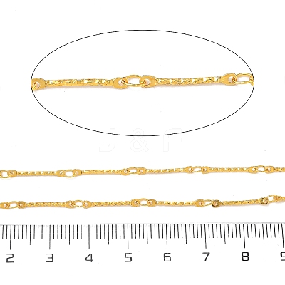 Rack Plating 304 Stainless Steel Bar Link Chain CHS-N009-05G-1