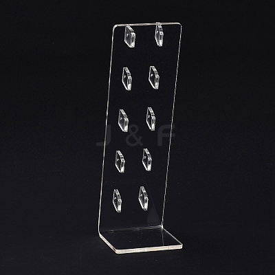 Transparent Acrylic Earrings Display Stands EDIS-G014-05-1