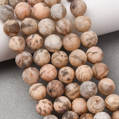 Natural Feldspar Bead Strands G-P295-06-8mm-1
