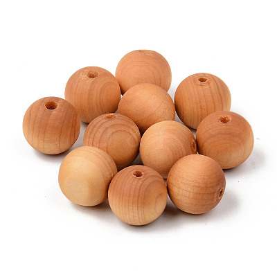 Natural Wood Beads WOOD-R268-8mm-1
