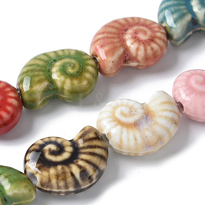 Ocean Series Handmade Porcelain Beads X-PORC-R002-03M-1