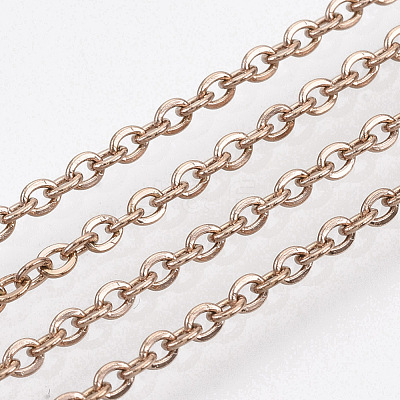 304 Stainless Steel Cable Chains CHS-R002-0.5mm-RG-1