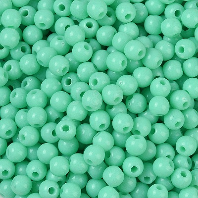 Opaque Acrylic Beads SACR-A007-01C-23-1