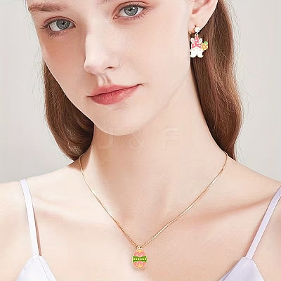 28Pcs 14 Styles Alloy Enamel Pendants ENAM-YW0008-65-1