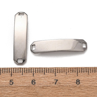 201 Stainless Steel Links Connector Charms STAS-P451-02A-P-1