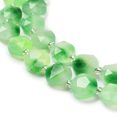 Dyed Natural White Jade Beads Strands G-C116-A181-01B-1