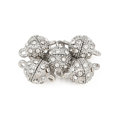 Alloy Magnetic Clasps with Loops BSAHH043-1