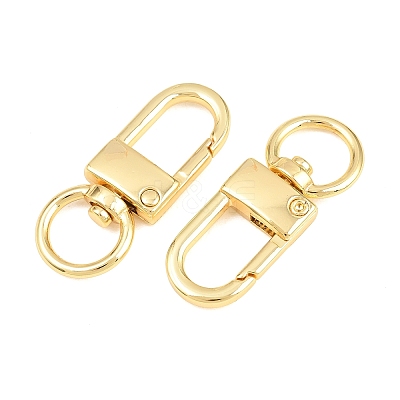 Alloy Swivel Claw Clasps PALLOY-P322-01G-1