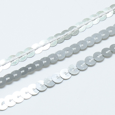 Plastic Paillette Beads PVC-Q085-4mm-1-1
