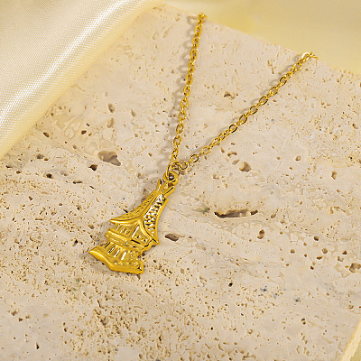 304 Stainless Steel Pendant Necklaces WG9D8D4-01-1