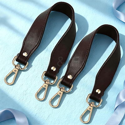 2Pcs PU Leather Bag Handles DIY-CL0002-66B-1