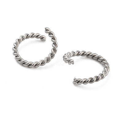 Tarnish Resistant 304 Stainless Steel Open Jump Rings STAS-F191-11P-C-1