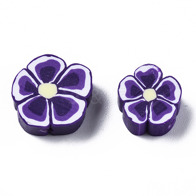Handmade Polymer Clay Beads CLAY-S096-006B-1