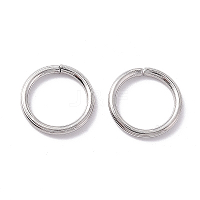 Non-Tarnish 304 Stainless Steel Open Jump Rings X-STAS-C040-01C-P-1