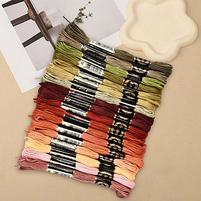 Polyester Embroidery Threads OCOR-WH20074-13B-03C-1