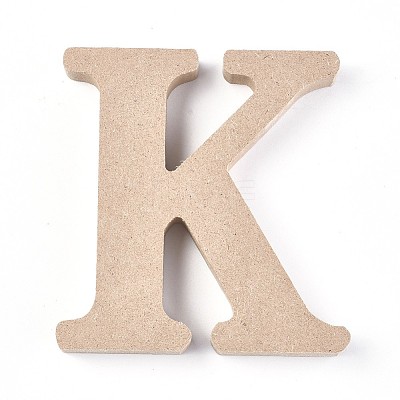 Letter Unfinished Wood Slices LS-DIY-WH0162-62K-1